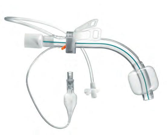 TRACOE vario Tracheostomy Tubes, with Subglottic Suction Line vario REF 470 Colour Coding REF 471 Colour Coding TRACOE vario extract Tracheostomy Tube with Adjustable Neck Flange, Low Pressure Cuff