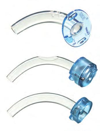 REF 103-A-O: Product variant of REF 103-A with additional oxygen supply port attached to the inner cannula with speaking valve.