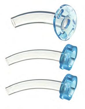 Laryngectomy Tube REF 106-D Outer cannula, short Two inner cannulas, short Wide neck strap (shown on page 45) For patients whose larynx has been removed.