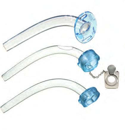REF 203 REF 204 Extra-Long Tube, Fenestrated, with Slide-On Speaking Valve, Type A REF 203 Outer cannula, extra-long, fenestrated Inner cannula, fenestrated, with slide-on silver valve type A Inner