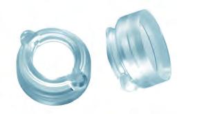 Air supply from the side allows an individually adjustable airway resistance. Fits all tube sizes.