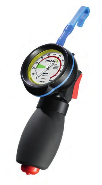 ranges The TRACOE cuff pressure monitor comes with a connection tube with male and female Luer lock connectors on its ends (REF 702).