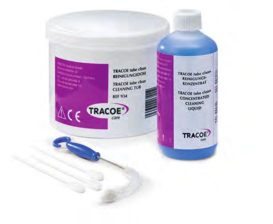 TRACOE care Cleaning Kits REF 930-A REF 930-B REF 931-A REF 931-B TRACOE tube clean Cleaning Kits For cleaning TRACOE tracheostomy tubes and TRACOE buttons.