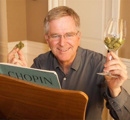 Rick Steves American authority on European Travel I support the decriminalization of marijuana among responsible adult users in the USA.