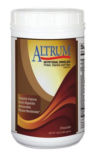 Its sweetness comes from stevia, which was used to reduce the amount of beet sugar in the formula. Why Use ALTRUM Nutritional Drink Mix?