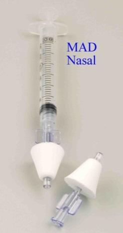 For best absorption, the dose should always be divided with half of the dose administered in each nostril.