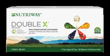 THE ULTIMATE MULTIVITAMIN BASED ON LEADING-EDGE SCIENCE- OUR BEST IS NOW EVEN BETTER There are 2 convenient options to fit DOUBLE X in your life: 31 Day Supply With Tray VS/QO: 120843 AU -