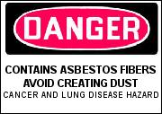 Asbestos Signage Buildings that have
