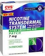 Nicotine patches 2-The recommended starting