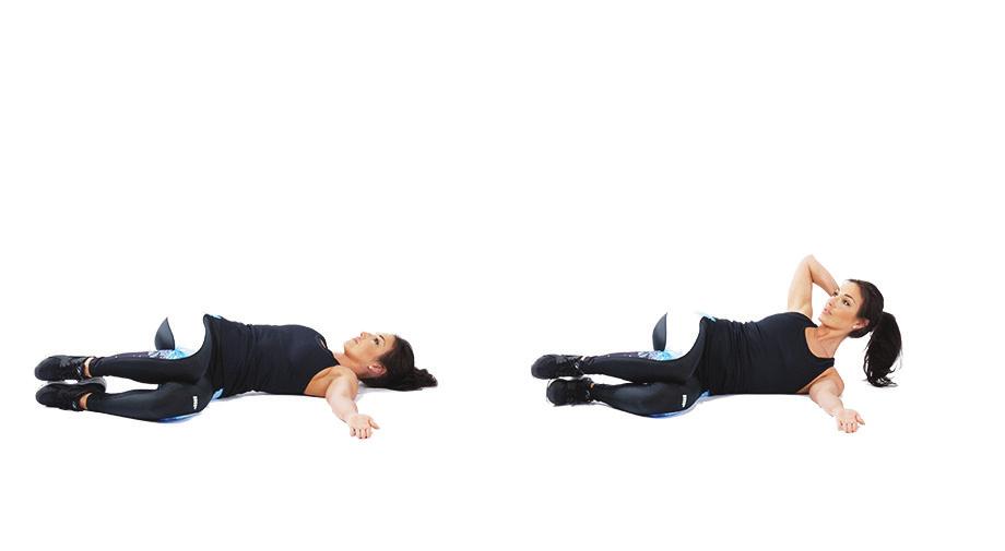 5. SIDE CRUNCHES: 30 SECONDS EACH SIDE