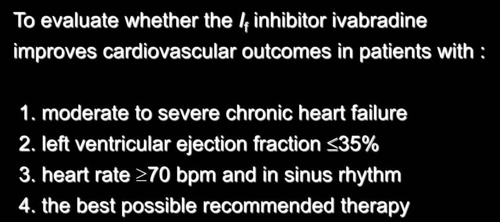 ivabradine improves cardiovascular