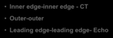 Measurement Options Inner edge-inner edge -