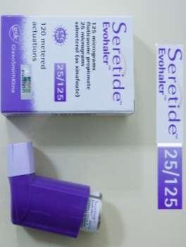 evohaler (Salmeterol 25 mcg, fluticasone propionate 50 mcg)
