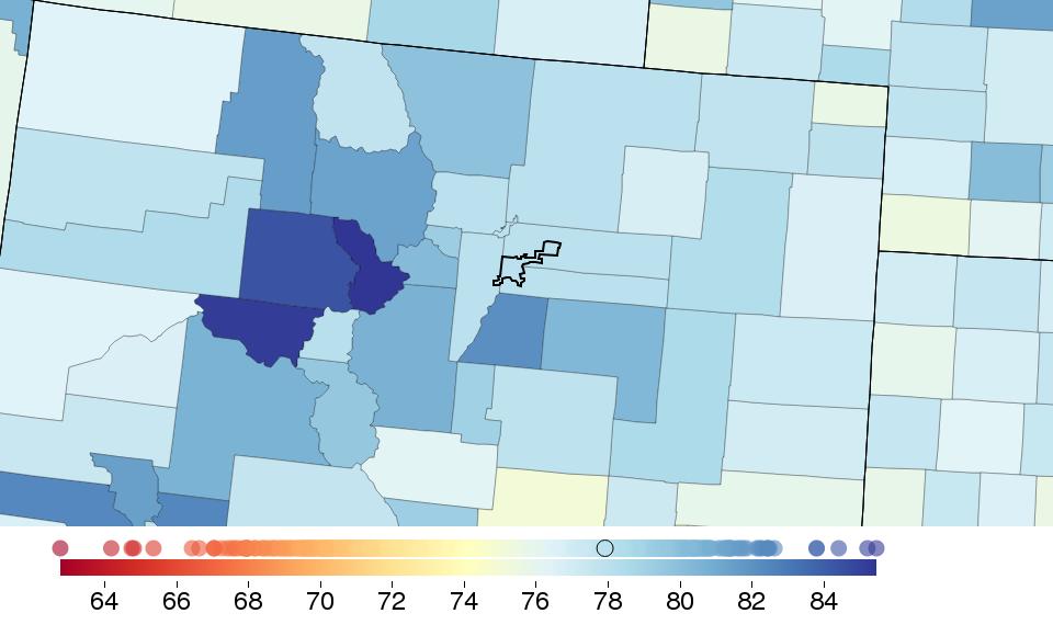 obesity prevalence, and recommended physical activity using novel small area estimation techniques and the most up-to-date county-level information.
