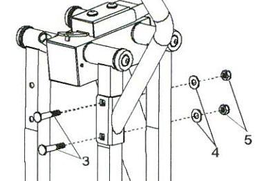 3) Attaching the Handlebars Make sure the square holes on each handlebar are facing outward as shown below.