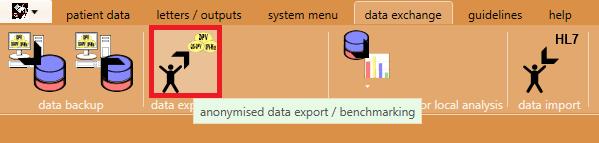 Anonymised data export /