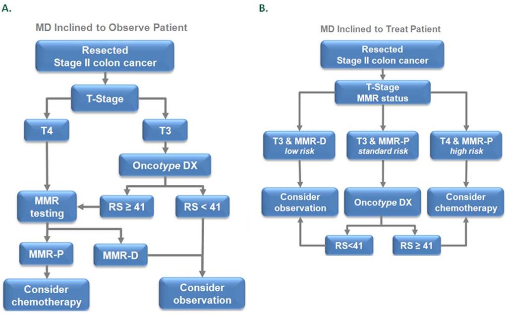Summary These economic analyses of Oncotype DX Colon Cancer Assay support the assay s ability to direct more appropriate adjuvant treatment in stage II colon cancer.