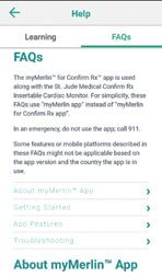 QUICK GUIDE: With the mymerlin app for Confirm Rx ICM you can