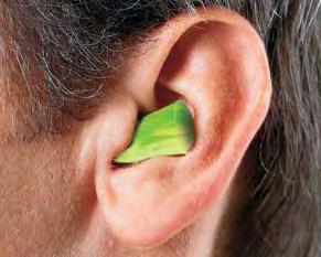 CORRECT FIT When properly inserted, the bottom edge of earplug is located at the opening of the ear canal. 5.