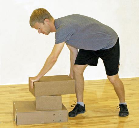 Body Mechanics Lifting Heavy Objects without Twisting Proper form Improper form When lifting from the ground, face the object with your feet pointed forward and about shoulder-width apart.