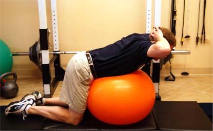 7. Back extensions a. Test testing for strength and endurance of the ba