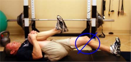 If your right psoas is very tight you will not be able to bring your right leg to the floor.
