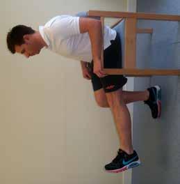 4. Knee strengthening Pull your toes up.