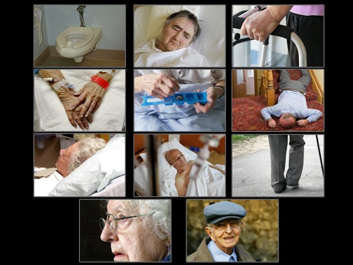 Slide 6 Elimination needs Confused, Impulsive or Disoriented Assistive devices Elderly Medication History of falls Post-Op Weakness Balance/Gait Vision Problems Male Who in our patient population is