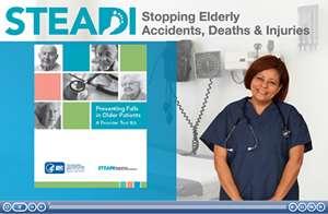 STEADI Stopping Elderly Accidents, Death and Injuries Make fall prevention part of your clinical practice Learn to screen patients 65+ for falls, identify