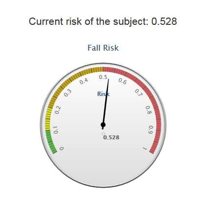 Fall Risk Assessment Tools Current Risk Result: Predicts the risk as a probability 1.0 = 100% chance of a fall Fall prevention protocols and interventions can decrease the number of falls.