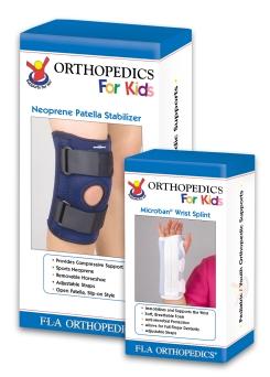 Anatomically Designed... FLA Orthopedics offers a full range of orthopedic supports and braces specifically designed for pediatric and youth sizes.