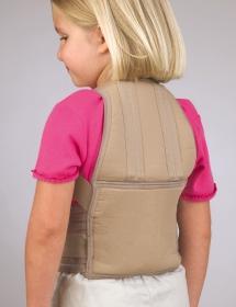 support Criss-cross shoulder straps prevent pinching of the skin and increase adjustability Contraindications: Chronic pain associated with juvenile arthritis Severe developmental abnormalities or