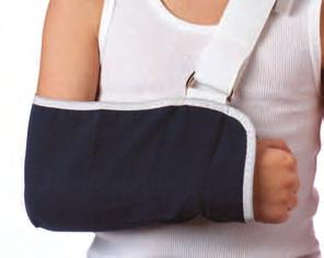 Immobilizer > Features waist strap for secure fit; thumb loop helps prevent wrist drop; Velcro closure at top of