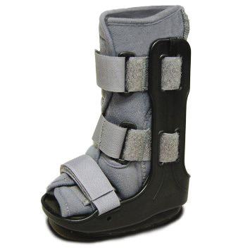 Indicated for stable foot or ankle fractures, severe sprains or strains, post cast removable or as a comfortable alternative to casting.