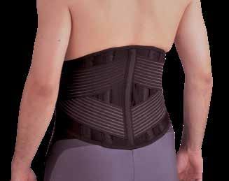 pulls with Velcro closure Lumbar Support 6 high 5 dorsal and 2