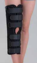 S/M L/XL Tri-Panel Knee Splint 3 independent aluminum panels (posterior
