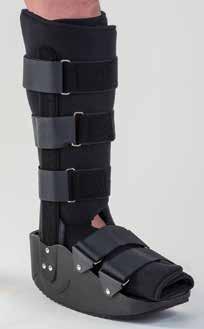 Fracture Walker Brace with Air Pouch Comfortable soft foam Air pouch inside boot for extra comfort Adjustable hook & loop closure