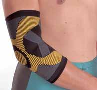 protection and compression for additional comfort ELASTIC SUPPORTS MSU05005 Elastic Knee Sleeve w/pad Multi-directional elastic