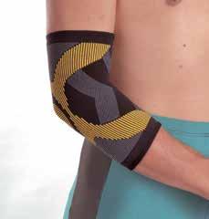 for additional comfort MSU12012 Elastic Ankle Sleeve w/ pad Multi-directional elastic knitting for protection and compression