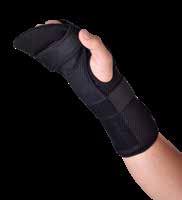 WRIST SUPPORTS WRIST SUPPORTS Thumb / Wrist / Palm Support, lined with soft sponge Dual
