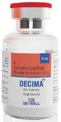 myelomonocytic leukemia(cmmol) DECIMA (Decitabine Powder For Injection) 50mg Store between