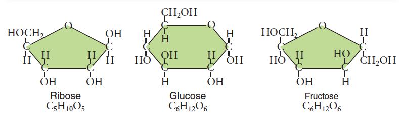 Molecular formula of a monosaccharide is a multiple of C 2 O Glucose is C 6 12 O
