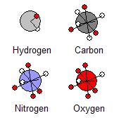 HONC Hydrogen, Oxygen, Nitrogen and Carbon, are the main components found in