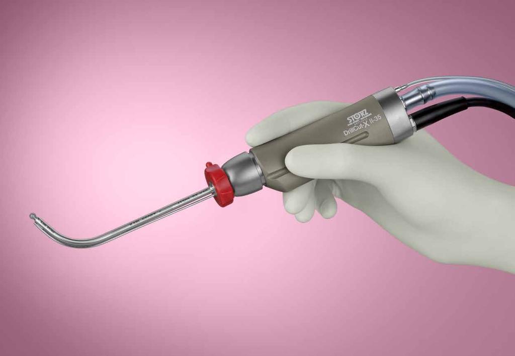 54 Hands-On Dissection Guide on Advanced Endoscopic Endonasal Sinus Surgery DRILLCUT-X II Handpiece with 35k Sinus Burrs for rapid and accurate drilling n )) Handpiece optimized for the highest