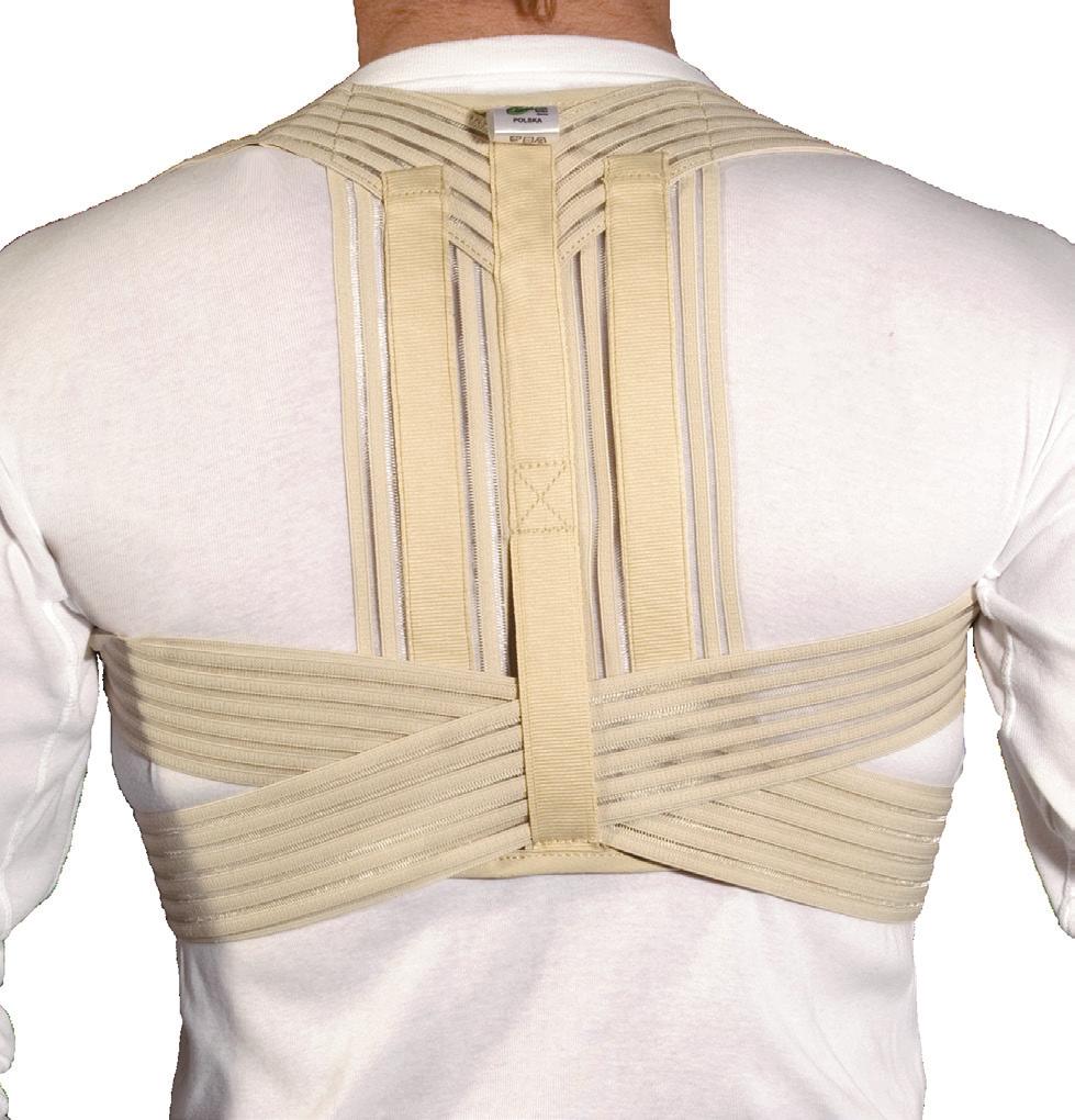 ERH 53/1 Elastic shoulder brace with support bracing Augmentation of proper upright posture Stable fractures of the clavicle Scheuermann s kyphosis Funnel chest Osteoporotic lesions The shoulder