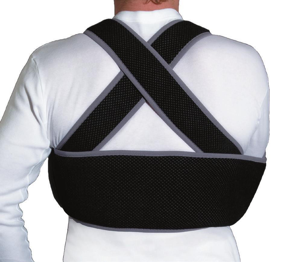 polyamide knit on both sides. Features an additional support pad in the palm section of the apparatus to stabilize the wrist.
