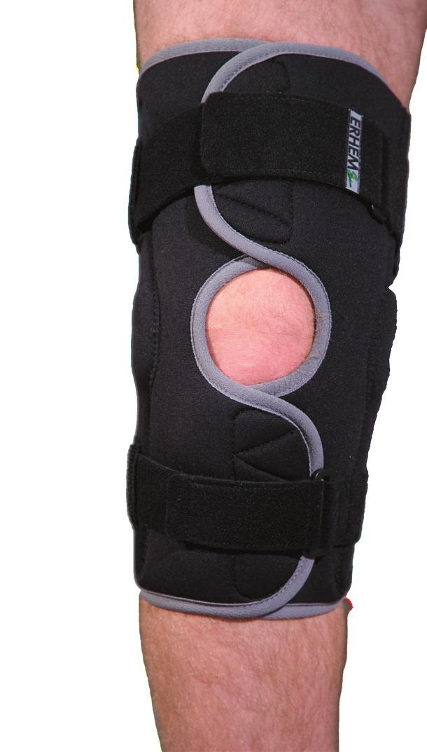 stabilization system which relieves the patella to prevent