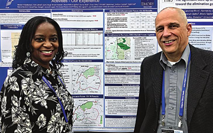 Global Health News Carter Center Experts Present on River Blindness, Trachoma 6 Carter Center staff members and associates delivered several presentations at the annual meeting of the American