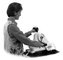 EXERCISES Arm Exercise When using this device for upper body exercise- it should be placed directly in front of the user on a table top, and the user should be seated in a comfortable chair such that