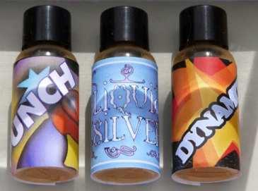 Poppers Other names: Amyl Nitrite, rush,